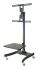 RS PRO Floor Mounting Portable TV Stand for 1 x Screen, 47in Screen Size