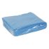 RS PRO Blue Cloths for Heavy Duty Wiping, Box of 25, 49 x 38cm, Repeat Use