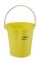 6L Plastic Yellow Bucket With Handle