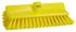 Vikan Medium Bristle Yellow Scrubbing Brush, 41mm bristle length, Polyester bristle material