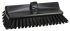 Vikan Medium Bristle Black Scrubbing Brush, 41mm bristle length, Polyester bristle material
