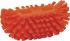 Vikan Hard Bristle Orange Scrubbing Brush, 40mm bristle length, Polyester bristle material