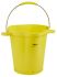 20L Plastic Yellow Bucket With Handle