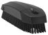 Vikan Hard Bristle Black Scrubbing Brush, 17mm bristle length, Polyester bristle material