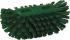 Vikan Hard Bristle Green Scrubbing Brush, 40mm bristle length, Polyester bristle material