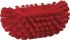 Vikan Hard Bristle Red Scrubbing Brush, 40mm bristle length, Polyester bristle material