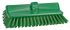 Vikan Medium Bristle Green Scrubbing Brush, 41mm bristle length, Polyester bristle material