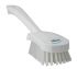 Vikan Hard Bristle White Scrubbing Brush, 36mm bristle length, Polyester bristle material