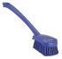 Vikan Hard Bristle Purple Scrubbing Brush, 36mm bristle length, Polyester bristle material