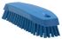 Vikan Medium Bristle Blue Scrubbing Brush, 20mm bristle length, Polyester bristle material