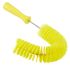 Vikan Medium Bristle Yellow Scrubbing Brush, 25mm bristle length, Polyester bristle material