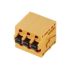 Weidmuller LMF Series PCB Terminal Block, 3-Contact, 5.08mm Pitch, Through Hole Mount, 1-Row, Solder Termination