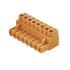 Weidmuller 5.08mm Pitch 5 Way Right Angle Pluggable Terminal Block, Plug, Through Hole, Screw Termination