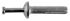 RS PRO Zinc Plated Steel Hammer In Anchor 40mm, 6mm Fixing Hole