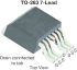 N-Channel MOSFET, 250 A, 40 V, 7 + Tab-Pin D2PAK Vishay Siliconix SQM40016EM_GE3