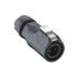 Lumberg Circular Connector, 2 Contacts, Cable Mount, Plug, Male, IP67, 02 Series