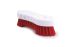 RS PRO Soft/Hard Bristle Red Scrubbing Brush, PET bristle material