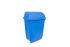 Contenedor RS PRO Azul con tapa basculante de 50L de Plástico