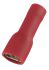 RS PRO Red Insulated Female Spade Connector, Receptacle, 0.8 x 4.75mm Tab Size, 0.5mm² to 1.5mm²