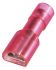 RS PRO Red Insulated Female Spade Connector, Double Crimp, 0.5 x 4.75mm Tab Size, 0.5mm² to 1.5mm²