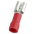 RS PRO Red Insulated Female Spade Connector, Receptacle, 0.5 x 4.75mm Tab Size, 0.5mm² to 1.5mm²