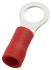 RS PRO Insulated Ring Terminal, 5.3mm Stud Size, 0.5mm² to 1.5mm² Wire Size, Red
