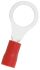 RS PRO Insulated Ring Terminal, 8.4mm Stud Size, 0.5mm² to 1.5mm² Wire Size, Red