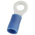 RS PRO Insulated Ring Terminal, 4.3mm Stud Size, 1.5mm² to 2.5mm² Wire Size, Blue