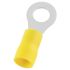 RS PRO Insulated Ring Terminal, 6.4mm Stud Size, 4mm² to 6mm² Wire Size, Yellow