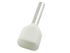 RS PRO Insulated Crimp Bootlace Ferrule, 8mm Pin Length, 2.1mm Pin Diameter, 2 x 0.75mm² Wire Size, White