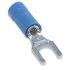 ABB Insulated Crimp Spade Connector, 1.5mm² to 2.5mm², M6 Stud Size Vinyl, Blue