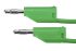 Cable de prueba Schutzinger de color Verde, Macho-Hembra, 33 V ac, 70V dc, 16A, 2m