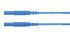 Cable de prueba Schutzinger de color Azul, Macho, 1kV, 16A, 1m