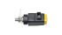 Schutzinger Yellow Test Terminal, 4 mm Connector, 16A, 300V, Nickel Plating