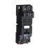 Schneider Electric RPZ Relay Socket for use with Plug In Relay RPM (2CO), DIN Rail, Panel Mount, 250V
