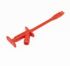 Pince crocodile Mueller Electric, 10A, Rouge