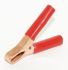 Pince crocodile Mueller Electric, 75A, Rouge