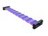 Samtec FFTP Series Flat Ribbon Cable, 5-Way, 1.27mm Pitch, 460mm Length, Tiger Eye IDC to Tiger Eye IDC