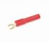 Mueller Electric Insulated Crimp Spade Connector Polyamide, Red