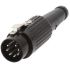 Deltron 6 Pole Din Plug, DIN 41524, DIN 45322, DIN 45326, DIN 45327, DIN 45329, 2A, 34 V ac/dc, Latch Lock, Male, Cable