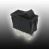 Copal Electronics DPST, On-None-Off Rocker Switch Panel Mount