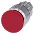 Siemens SIRIUS ACT Series Red Latching Push Button, 22mm Cutout, IP66, IP67, IP69K