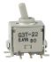 NKK Switches Toggle Switch, PCB Mount, Latching, DPDT, Surface Mount Terminal, 28V ac/dc