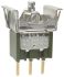 NKK Switches Toggle Switch, Panel Mount, (On)-Off-(On), SPDT, Through Hole Terminal, 28V ac/dc
