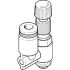 Festo LRL Series Threaded Flow Regulator, R 1/8 Inlet Port x Push In 4 mm Tube Outlet Port, 153511
