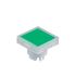 NKK Switches Green/Clear Push Button Cap for Use with YB Series Pushbuttons, 15 x 15 x 12.2mm