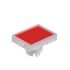 NKK Switches Red/Clear Push Button Cap for Use with YB Series Pushbuttons, 21 x 15 x 12.2mm