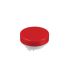 NKK Switches Red/Clear Push Button Cap for Use with LB Series Pushbuttons, 19 (Dia.) x 9mm