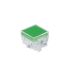 NKK Switches Green/Clear Push Button Cap for Use with LB Series Pushbuttons, 13.2 x 13.2 x 10mm