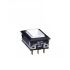 NKK Switches Push Button Switch, On-On, Panel Mount, SPDT